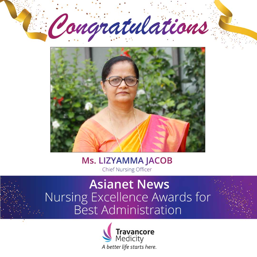 Lizyamma | Nursing Excellence Awards | Travancore Medicity